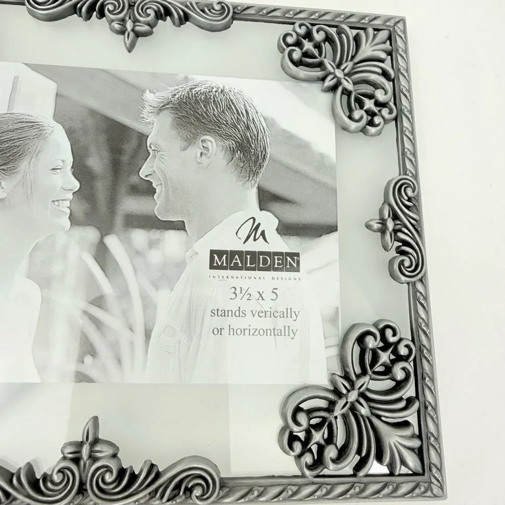 Malden International Designs Set of Two Scroll Design Metal Frames NEW